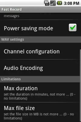 Fast Record android App screenshot 2