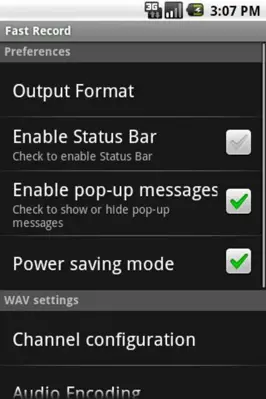 Fast Record android App screenshot 3